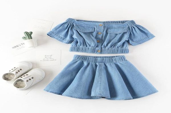 toddler baby girls kids summer clothes fashion high waist dress 2pcs denim suit princess party outfit sets5185905, White
toddler baby girls kids summer clothes fashion high waist dress 2pcs denim suit princess party outfit sets5185905, White