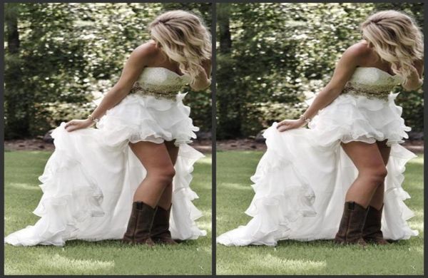 2020 new sweetheart ruffles organza asymmetrical fitted hilo white bride bridal gowns modest high low country style wedding dress2278865
2020 new sweetheart ruffles organza asymmetrical fitted hilo white bride bridal gowns modest high low country style wedding dress2278865
