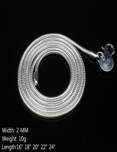 2mm 925 sterling silver smooth chains necklaces for women fashion lobster clasp jewelry ladies chain size 16-24 inch wholesale3053756
2mm 925 sterling silver smooth chains necklaces for women fashion lobster clasp jewelry ladies chain size 16-24 inch wholesale3053756