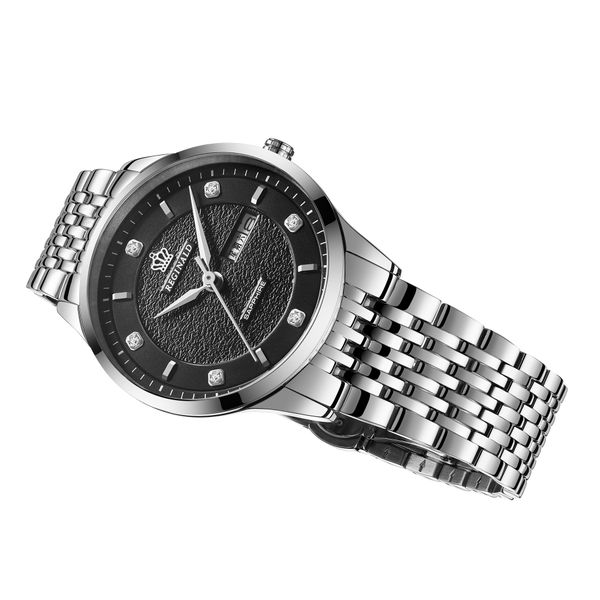 watches men and women quartz diamond couple wristwatch luxury sapphire luminous waterproof stainless steel strap, Slivery;black
watches men and women quartz diamond couple wristwatch luxury sapphire luminous waterproof stainless steel strap, Slivery;black