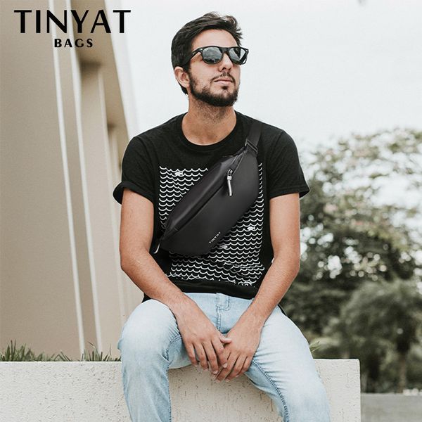 waist bags tinyat men 's chest bag antithef multifunction pu for sports male waterproof outside fanny pack shoulder 230717
waist bags tinyat men 's chest bag antithef multifunction pu for sports male waterproof outside fanny pack shoulder 230717