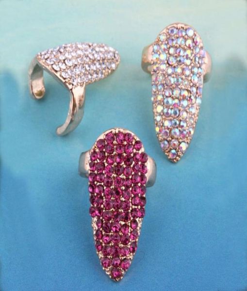 fashion rhinestone nail cover ring women jewelry design band rings sleeve armor shiny fingers joint alloy with full rhinestones6365499, Silver
fashion rhinestone nail cover ring women jewelry design band rings sleeve armor shiny fingers joint alloy with full rhinestones6365499, Silver