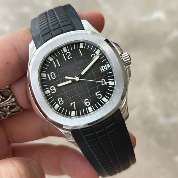 aa luxury mens watch elegant movement automatic movement 42.2mm rubber strap waterproof luminous dhgate wristwatches montre de luxe grenade, Slivery;brown
aa luxury mens watch elegant movement automatic movement 42.2mm rubber strap waterproof luminous dhgate wristwatches montre de luxe grenade, Slivery;brown