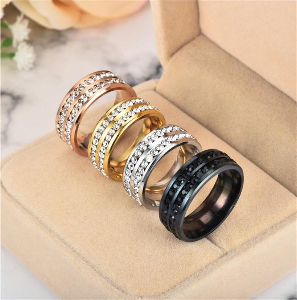 two rows rhinestones high polished titanium steel ring for men women couples luxury clear shine rhinestone jewelry2575674, Silver
two rows rhinestones high polished titanium steel ring for men women couples luxury clear shine rhinestone jewelry2575674, Silver