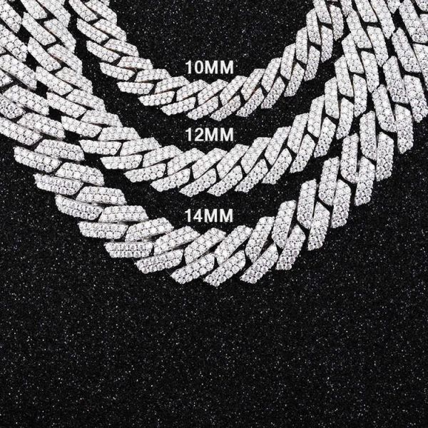 fashion design 10mm wide 2rows moissanite diamond silver cuban link necklace/bracelet chain for rapper hiphop jewelry
fashion design 10mm wide 2rows moissanite diamond silver cuban link necklace/bracelet chain for rapper hiphop jewelry