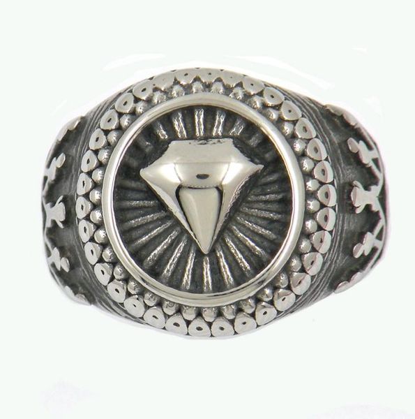 fanssteel stainless steel mens or womens stainless steel jewelry shinning diamond on crown masonic ring biker ring gift 13w676448896, Silver
fanssteel stainless steel mens or womens stainless steel jewelry shinning diamond on crown masonic ring biker ring gift 13w676448896, Silver