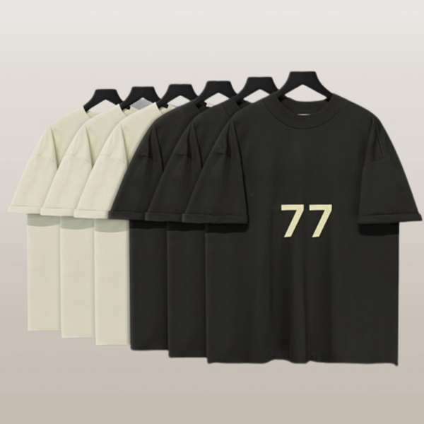 number77 short sleeved t-shirt for men and women double thread silicone letter high street loose niche trendy brand, White;black
number77 short sleeved t-shirt for men and women double thread silicone letter high street loose niche trendy brand, White;black