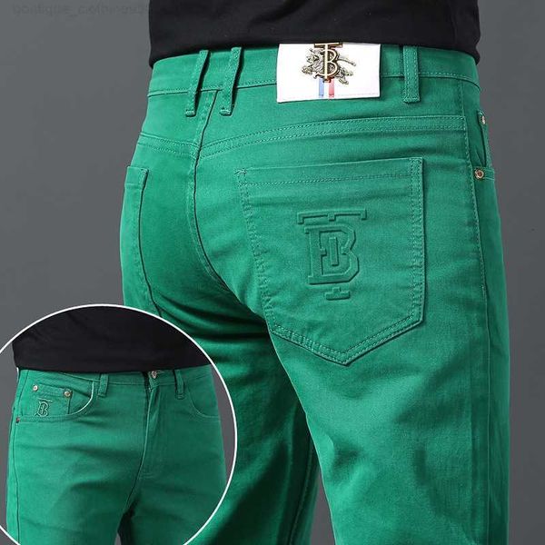 designer jeans high end jeans men's trendy brand new autumn and winter versatile green slim fit small leg long pants, Blue
designer jeans high end jeans men's trendy brand new autumn and winter versatile green slim fit small leg long pants, Blue