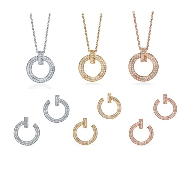 tif new luxury t1 ring pendant necklace women039s rose gold necklace earrings jewelry whole4051136, Silver
tif new luxury t1 ring pendant necklace women039s rose gold necklace earrings jewelry whole4051136, Silver