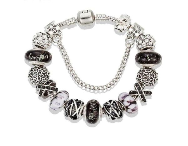 pand strands bracelet 1821cm creative black glass with diamond cylinder hollow ball ornaments7135394
pand strands bracelet 1821cm creative black glass with diamond cylinder hollow ball ornaments7135394
