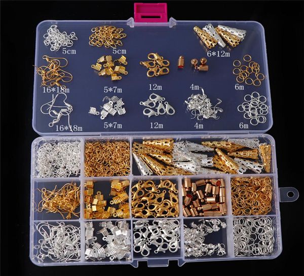 diy jewelry findings connectors tools set open jump ringslobster claspclip buckleend capsearring hooks for making supplies kit5492047, Silver
diy jewelry findings connectors tools set open jump ringslobster claspclip buckleend capsearring hooks for making supplies kit5492047, Silver