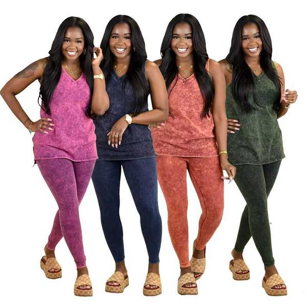 women tracksuits two pieces set designer 2023 new home v-neck split imitation denim print tank trouser sportwear 4 colours s-xxl, Gray
women tracksuits two pieces set designer 2023 new home v-neck split imitation denim print tank trouser sportwear 4 colours s-xxl, Gray