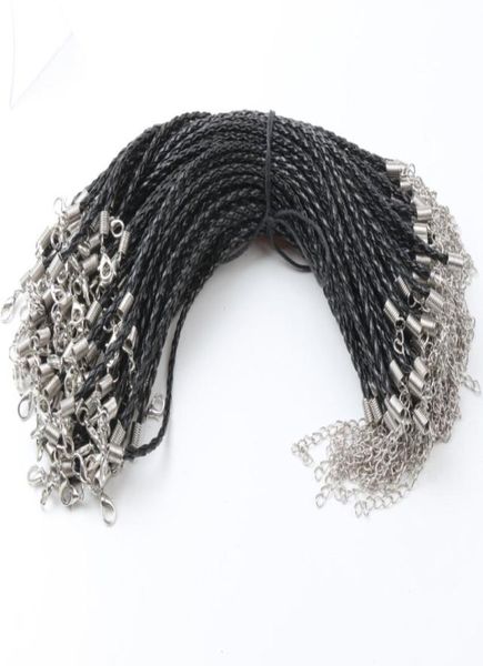 100pslot 21colors 205cm leather braided charm chain bracelets love for bead lobster clasp link chains2620260, Black
100pslot 21colors 205cm leather braided charm chain bracelets love for bead lobster clasp link chains2620260, Black