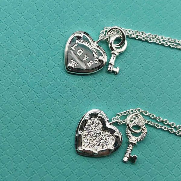 high version tiffay s925 sterling silver love diamond heart small key necklace platinum collar chain light luxury love lock pendant
high version tiffay s925 sterling silver love diamond heart small key necklace platinum collar chain light luxury love lock pendant