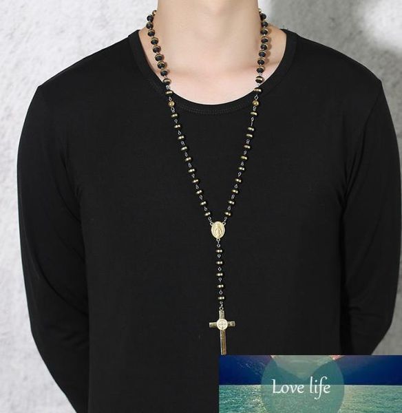 meaeguet blackgold color long rosary necklace for men women stainless steel bead chain cross pendant women039s men039s gift9348710, Silver
meaeguet blackgold color long rosary necklace for men women stainless steel bead chain cross pendant women039s men039s gift9348710, Silver