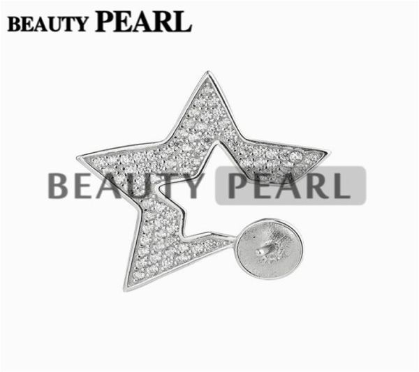 star pendant base 925 sterling silver pave studded zircon diy jewelry pearl semi mount 5 pieces3235485, Slivery;crystal
star pendant base 925 sterling silver pave studded zircon diy jewelry pearl semi mount 5 pieces3235485, Slivery;crystal