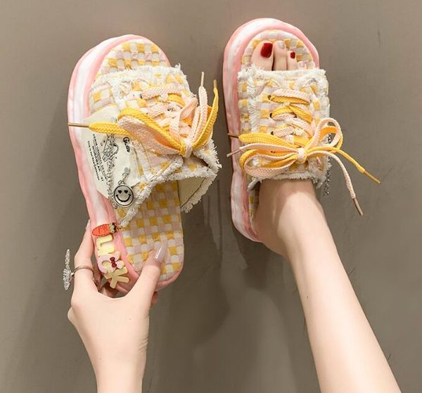 slippers women summer flat shoes female pantofle platform slides heeled mules fashion soft high luxury high-heeled shoes for girls, Black
slippers women summer flat shoes female pantofle platform slides heeled mules fashion soft high luxury high-heeled shoes for girls, Black