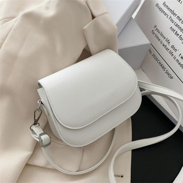 new saddle bag women's crossbody bag new girl summer simple fashion shoulder bag, Black
new saddle bag women's crossbody bag new girl summer simple fashion shoulder bag, Black