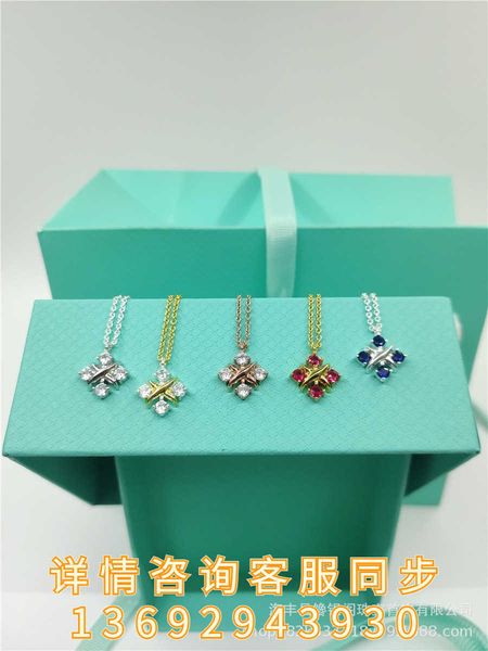 designer ay s925 silver fashion versatile style clavicle four stone cross pendant necklace
designer ay s925 silver fashion versatile style clavicle four stone cross pendant necklace