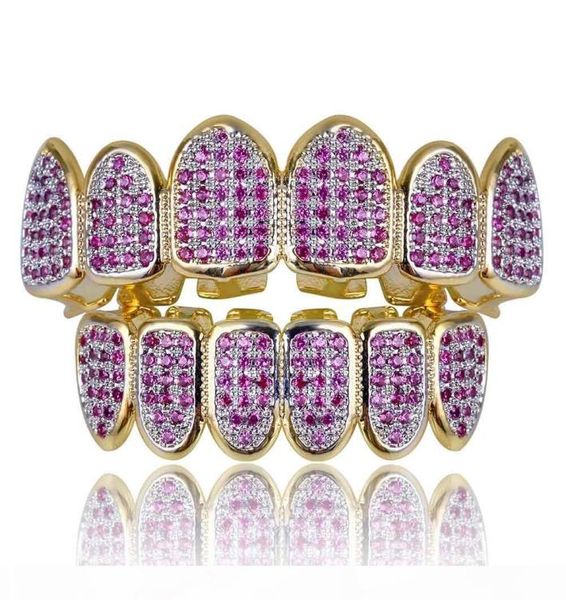 new custom fit hip hop gold teeth grillz caps micro pave fuchsia cubic zirconia bottom grills set for christmas gift women5955868, Black
new custom fit hip hop gold teeth grillz caps micro pave fuchsia cubic zirconia bottom grills set for christmas gift women5955868, Black