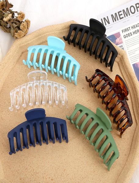 korean solid big hair claws elegant frosted acrylic clips hairpins barrette for women girls headwear accessories2850331, Golden;silver
korean solid big hair claws elegant frosted acrylic clips hairpins barrette for women girls headwear accessories2850331, Golden;silver