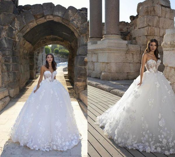 modest pnina tornai elegant ball gown sweetheart sleeveless backless hand made flower wedding dresses wedding gowns sweep train br1952856, White
modest pnina tornai elegant ball gown sweetheart sleeveless backless hand made flower wedding dresses wedding gowns sweep train br1952856, White