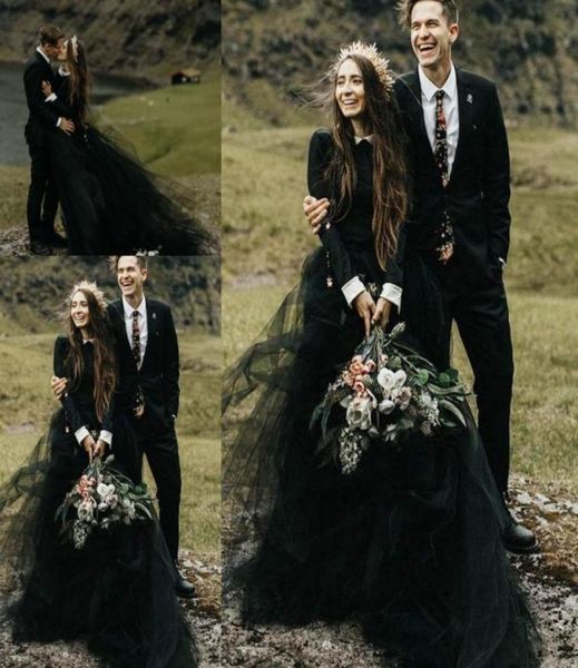 black gothic country wedding dresses mulsim people long sleeve high neck country bridal gowns bohemian bride reception gown4508511, White
black gothic country wedding dresses mulsim people long sleeve high neck country bridal gowns bohemian bride reception gown4508511, White