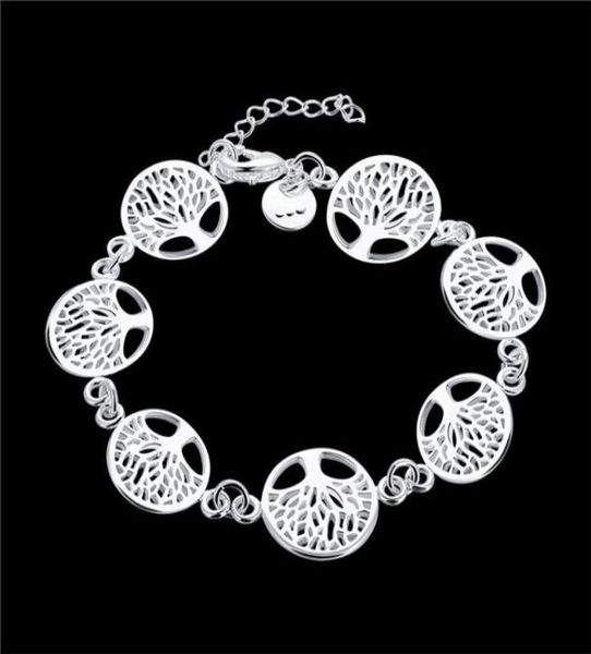 women039s sterling silver plated tree of life charm bracelet gssb607 fashion 925 silver plate jewelry bracelets6918656, Golden;silver 
women039s sterling silver plated tree of life charm bracelet gssb607 fashion 925 silver plate jewelry bracelets6918656, Golden;silver