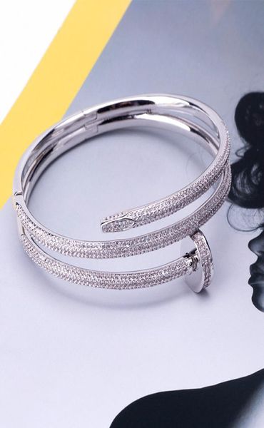 new goldplated inlaid zircon charm nail cuff bracelet fashion creative love jewelry bangle bracelet for girlfriend gift rose gold5643921, White
new goldplated inlaid zircon charm nail cuff bracelet fashion creative love jewelry bangle bracelet for girlfriend gift rose gold5643921, White