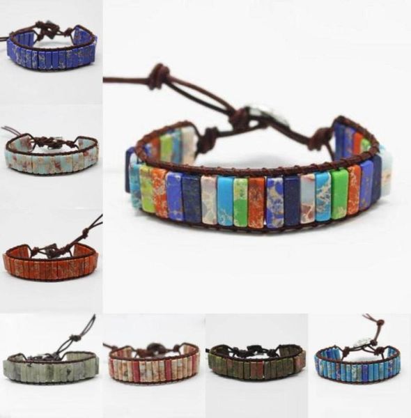 7 chakra stone bracelets imperial jasper 13 styles natural stone beads reiki healing gemstone woven wrap leather yoga bracelet8737527, Golden;silver
7 chakra stone bracelets imperial jasper 13 styles natural stone beads reiki healing gemstone woven wrap leather yoga bracelet8737527, Golden;silver
