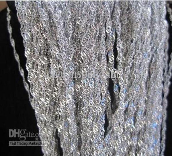 cool jewelry finding 100m girls women fashion jewelry water wave chain 4mm 100 stainless steel chainsuit for necklace bracelet9667308, Silver
cool jewelry finding 100m girls women fashion jewelry water wave chain 4mm 100 stainless steel chainsuit for necklace bracelet9667308, Silver