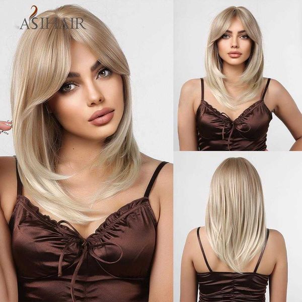 synthetic wigs easihair medium length synthetic wigs for women layered blonde with bangs cosplay shoulder heat resistant wig 230227, Black
synthetic wigs easihair medium length synthetic wigs for women layered blonde with bangs cosplay shoulder heat resistant wig 230227, Black
