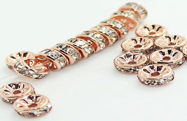 bulk lots 50 pcs rose gold with clear crystal rondelle rhinestone beads spacer findings for jewelry making in 6mm2576765, Black
bulk lots 50 pcs rose gold with clear crystal rondelle rhinestone beads spacer findings for jewelry making in 6mm2576765, Black