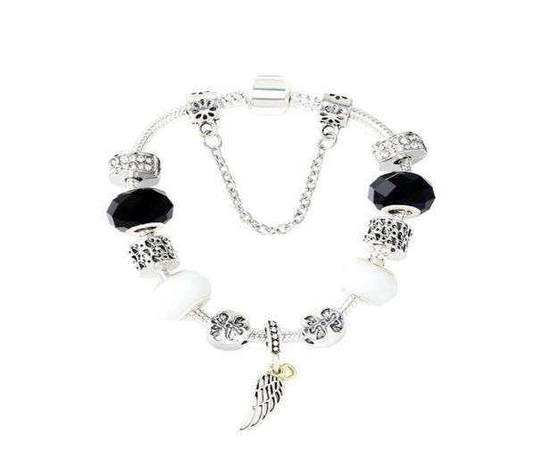 strands bracelet angel wings beaded diy large hole black and white glaze jewelry9614847
strands bracelet angel wings beaded diy large hole black and white glaze jewelry9614847