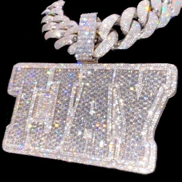 hip hop jewelry mens iced out custom letter pendant 925 sterling silver vvs moissanite diamond number name initial pendant
hip hop jewelry mens iced out custom letter pendant 925 sterling silver vvs moissanite diamond number name initial pendant