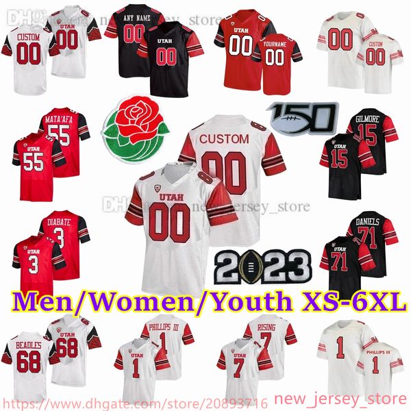 2023-24 custom s-6xl ncaa utah utes football jersey 71 braeden daniels 9 tavion thomas 3 mohamoud diabate 90 devin kaufusi 15 tiquan gilmore, Black
2023-24 custom s-6xl ncaa utah utes football jersey 71 braeden daniels 9 tavion thomas 3 mohamoud diabate 90 devin kaufusi 15 tiquan gilmore, Black