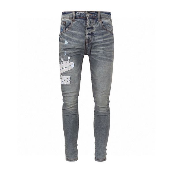 23fw men usa washed ripped denim pants long leather appliques jeans high street trousers bottoms, Black;brown
23fw men usa washed ripped denim pants long leather appliques jeans high street trousers bottoms, Black;brown