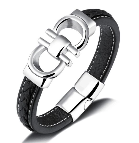 men039s bracelet punk fashion bowknot stainless steel bracelet genuine leather bracelet men039s antique jewelry birthday gif3669181, Black
men039s bracelet punk fashion bowknot stainless steel bracelet genuine leather bracelet men039s antique jewelry birthday gif3669181, Black