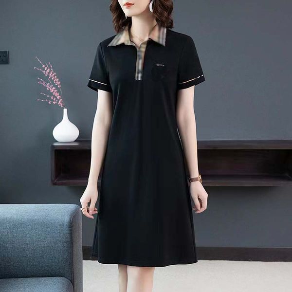 women casual dresses classic knit dress fashion letter pattern summer short sleeve womens clothing, Black;gray
women casual dresses classic knit dress fashion letter pattern summer short sleeve womens clothing, Black;gray