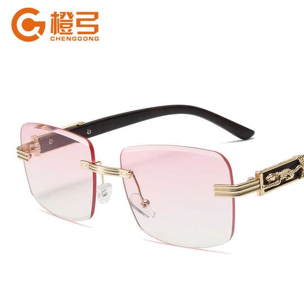 trendy frameless leopard head personalized wood grain cut edge sunglasses female internet celebrity street ps ins. glasses male, White;black
trendy frameless leopard head personalized wood grain cut edge sunglasses female internet celebrity street ps ins. glasses male, White;black