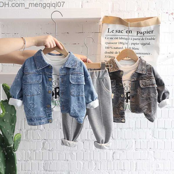 clothing sets children's fashion suit spring children's boys and girls jean jacket hoodie pants 2 pieces/set baby clothes baby spo, White
clothing sets children's fashion suit spring children's boys and girls jean jacket hoodie pants 2 pieces/set baby clothes baby spo, White