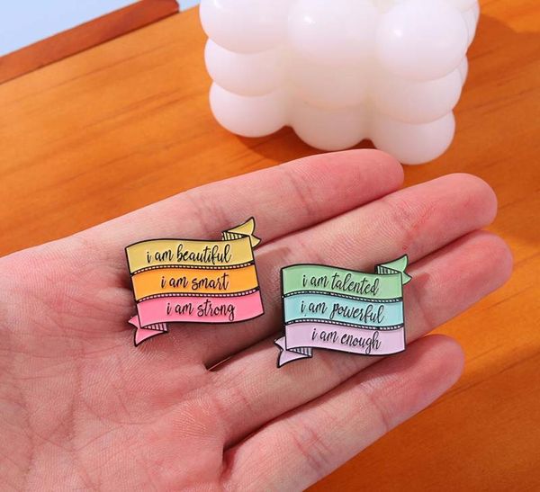 cute encourage word i am beautiful brooches pin for women fashion dress coat shirt demin metal funny brooch pins badges backpack g6149581, Gray
cute encourage word i am beautiful brooches pin for women fashion dress coat shirt demin metal funny brooch pins badges backpack g6149581, Gray