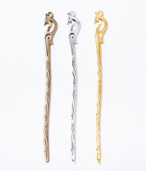 10pcs 15917mm antique bronze hairpin vintage hair stick phoenix hairstick diy hairwear bohemian hair jewelry bookmark fashion7903403, Golden;silver
10pcs 15917mm antique bronze hairpin vintage hair stick phoenix hairstick diy hairwear bohemian hair jewelry bookmark fashion7903403, Golden;silver