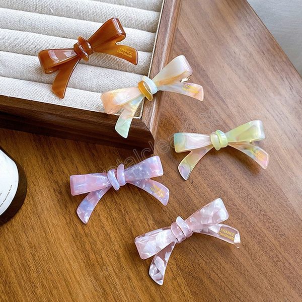 sweet bow hairpin korean style vintage acetate duckbilled hair clips for women girl colorful bang side barrette hair accessories, Slivery;white
sweet bow hairpin korean style vintage acetate duckbilled hair clips for women girl colorful bang side barrette hair accessories, Slivery;white