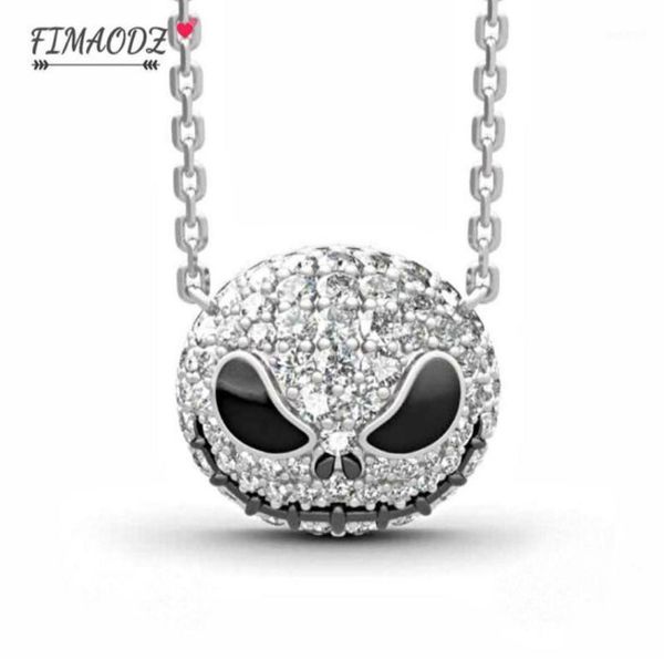 fimaodz fashion jack skull necklace nightmare before christmas punk crystal chain gothic necklace delicate halloween gift16210113, Silver
fimaodz fashion jack skull necklace nightmare before christmas punk crystal chain gothic necklace delicate halloween gift16210113, Silver