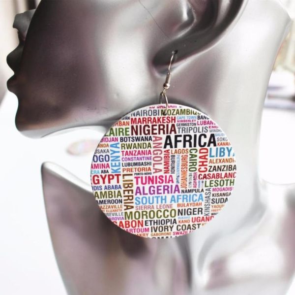 5 pair whole african country name round wooden earrings drop for women party3723645, Silver
5 pair whole african country name round wooden earrings drop for women party3723645, Silver