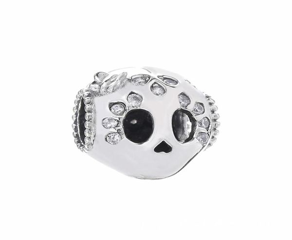 2019 summer 925 sterling silver sparkling skull charm bead for european jewelry charm bracelets3064833, Black 
2019 summer 925 sterling silver sparkling skull charm bead for european jewelry charm bracelets3064833, Black