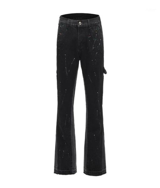 men039s jeans urban streetwear flare pants black wide leg hip hop splashed ink trousers men patchwork slim fit denim for menmen6621780, Blue
men039s jeans urban streetwear flare pants black wide leg hip hop splashed ink trousers men patchwork slim fit denim for menmen6621780, Blue