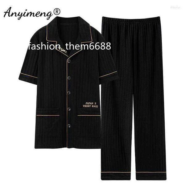 men's sleepwear men's sleepwear fashion summer men soft cotton black pajama sets for gentleman v-neck elegant young mens loose lei, Black;brown
men's sleepwear men's sleepwear fashion summer men soft cotton black pajama sets for gentleman v-neck elegant young mens loose lei, Black;brown