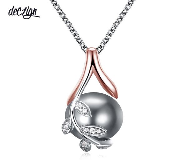 deczign drop charms pendants rose gold plate pave grey pearl cubic zircon crystal jewelry pendant necklace for women wp68388382, Silver
deczign drop charms pendants rose gold plate pave grey pearl cubic zircon crystal jewelry pendant necklace for women wp68388382, Silver